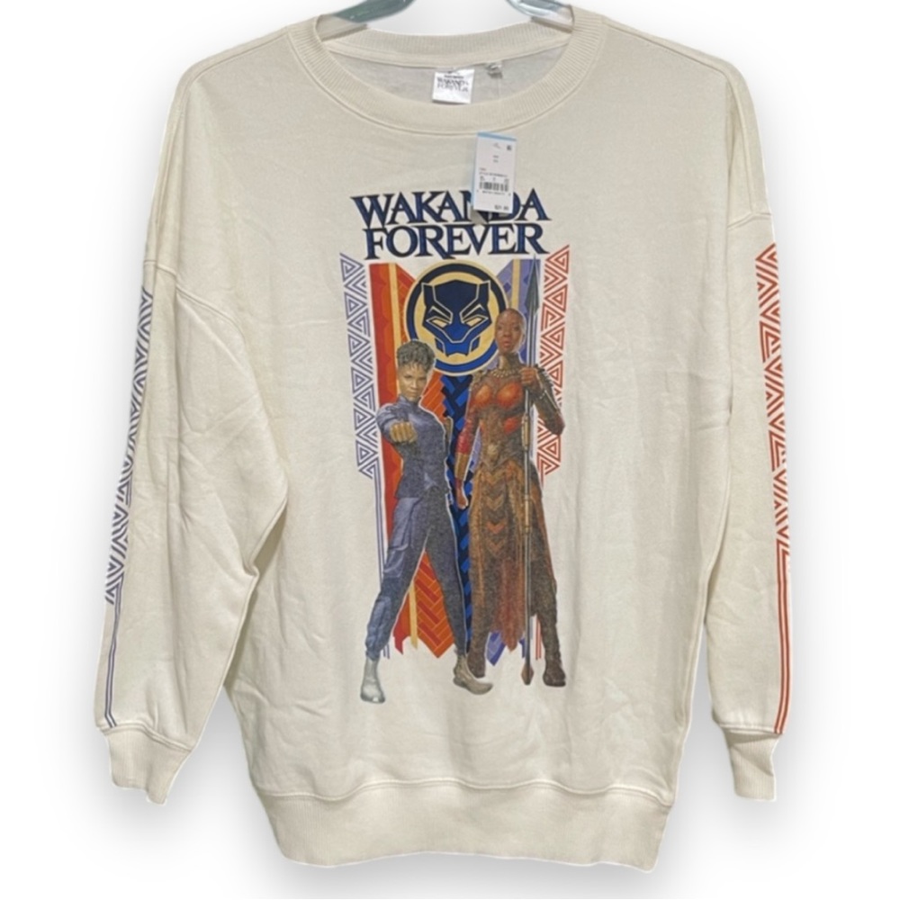 Disney Marvel Wakanda Forever Pullover Sweater Size XS New with Tag